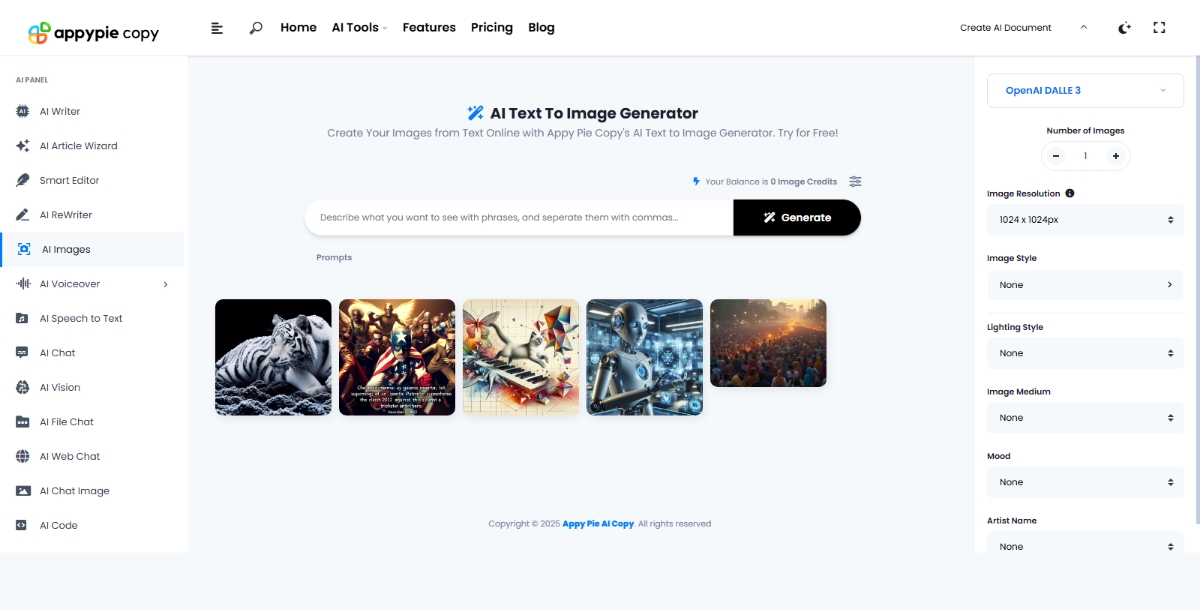 Best AI Text to Image Generators - Appy Pie Copy