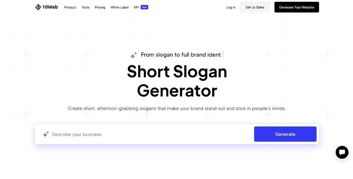 10Web- Best Slogan Generators