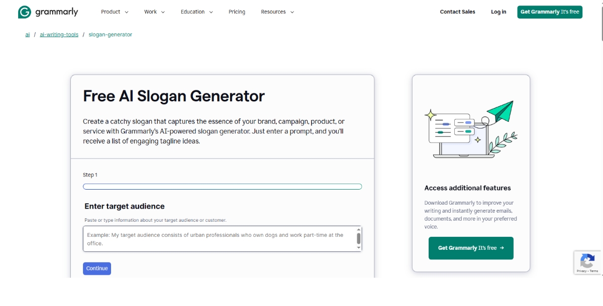 Grammarly- Best Slogan Generators